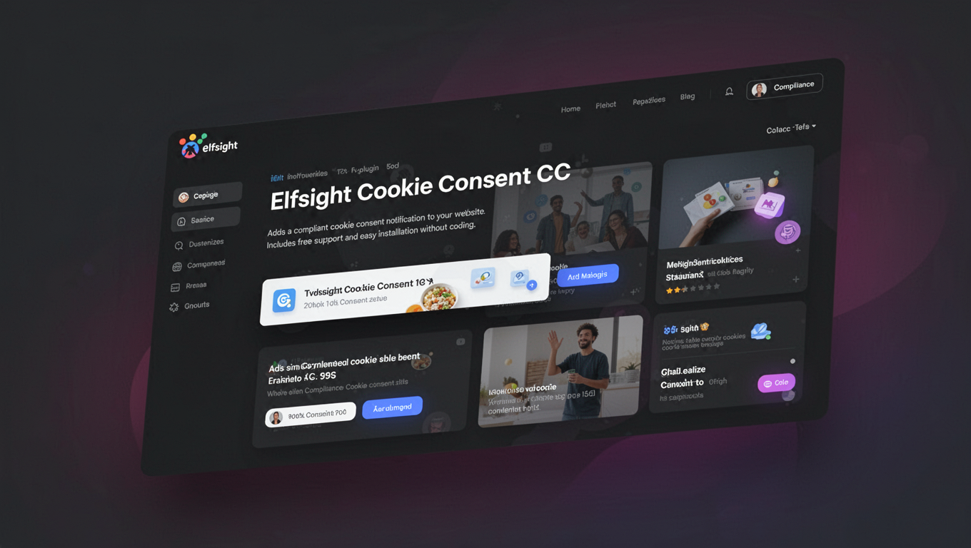 Preview of Elfsight Cookie Consent CC