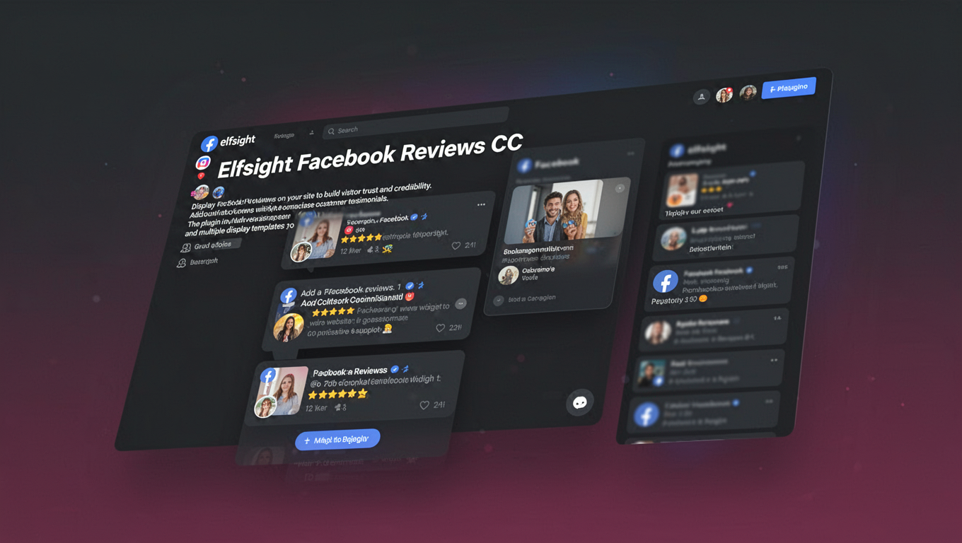 Preview of Elfsight Facebook Reviews CC