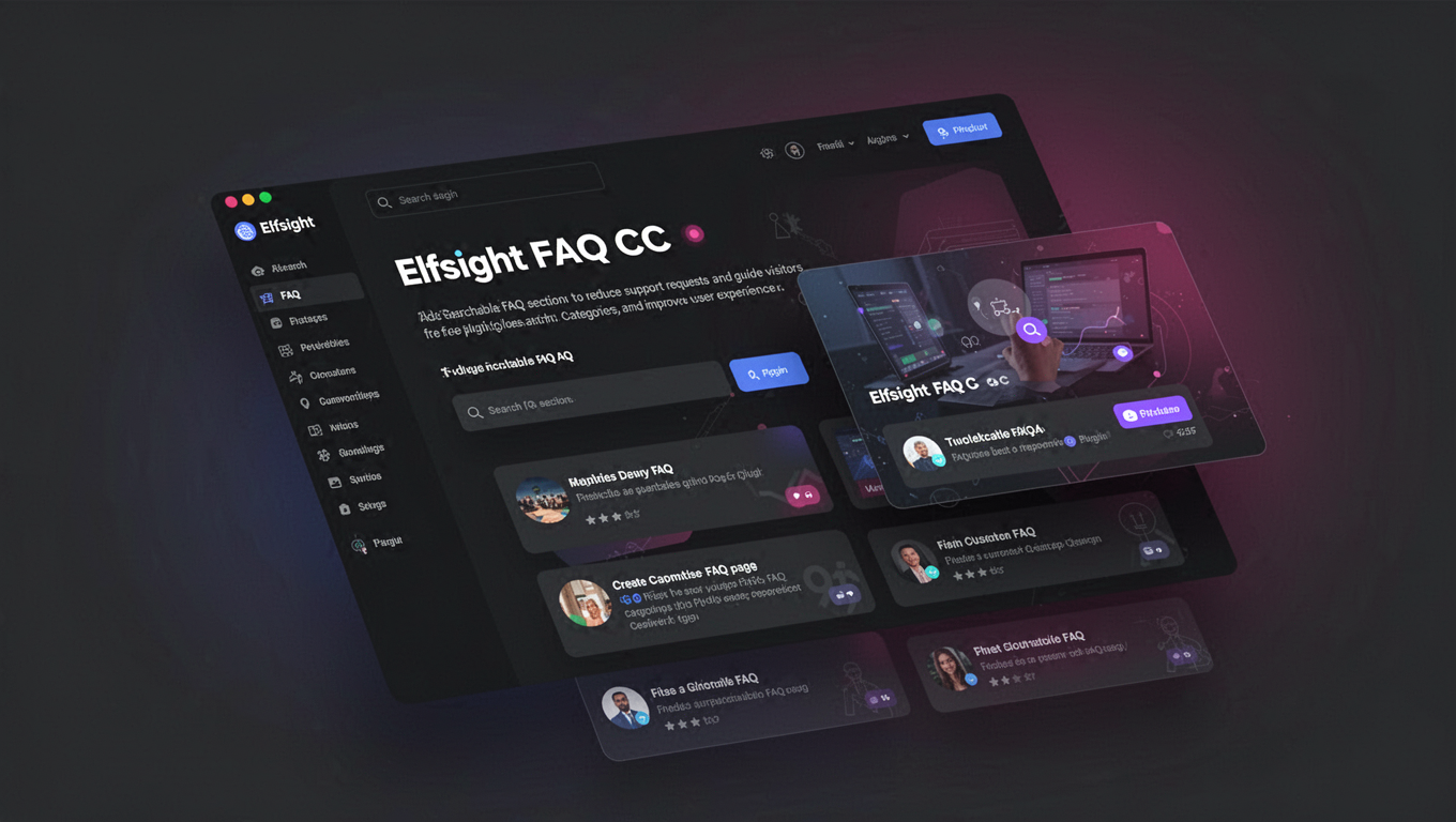 Preview of Elfsight FAQ CC