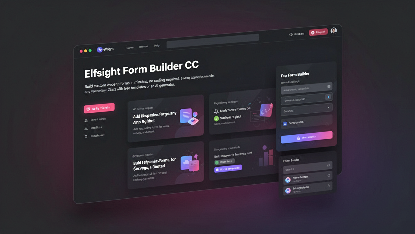 Preview of Elfsight Form Builder CC