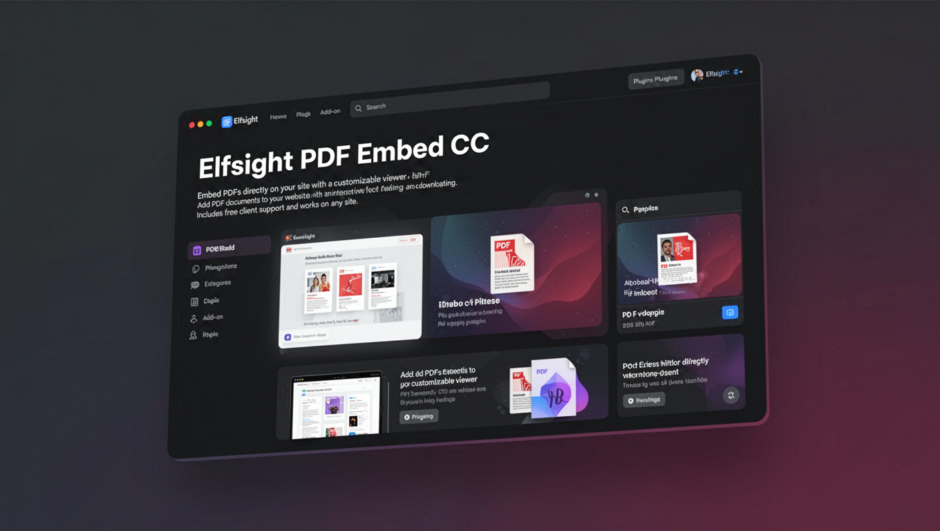 Preview of Elfsight PDF Embed CC