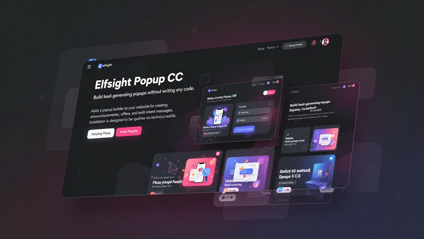 Preview of Elfsight Popup CC