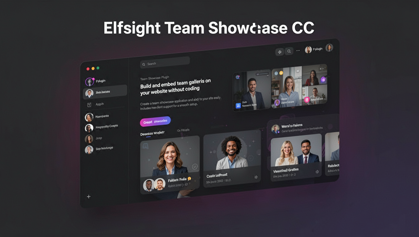 Preview of Elfsight Team Showcase CC