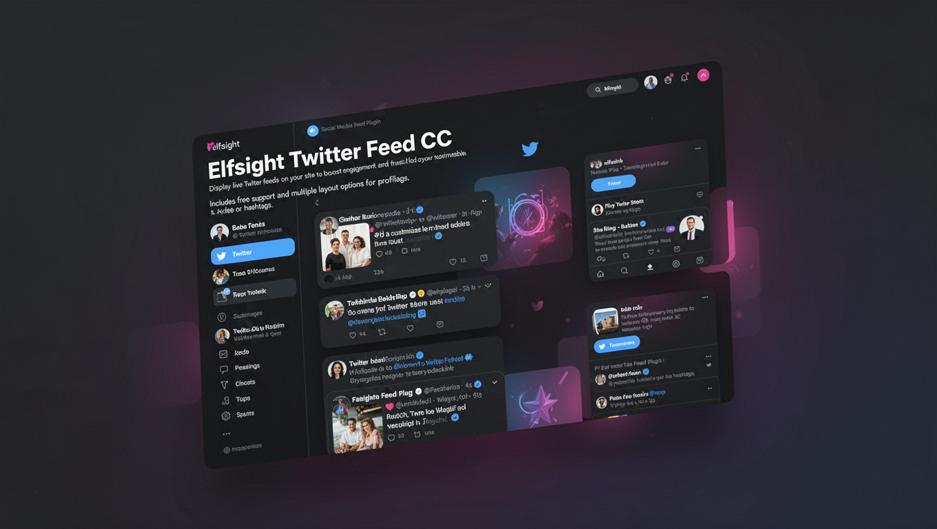 Preview of Elfsight Twitter Feed CC