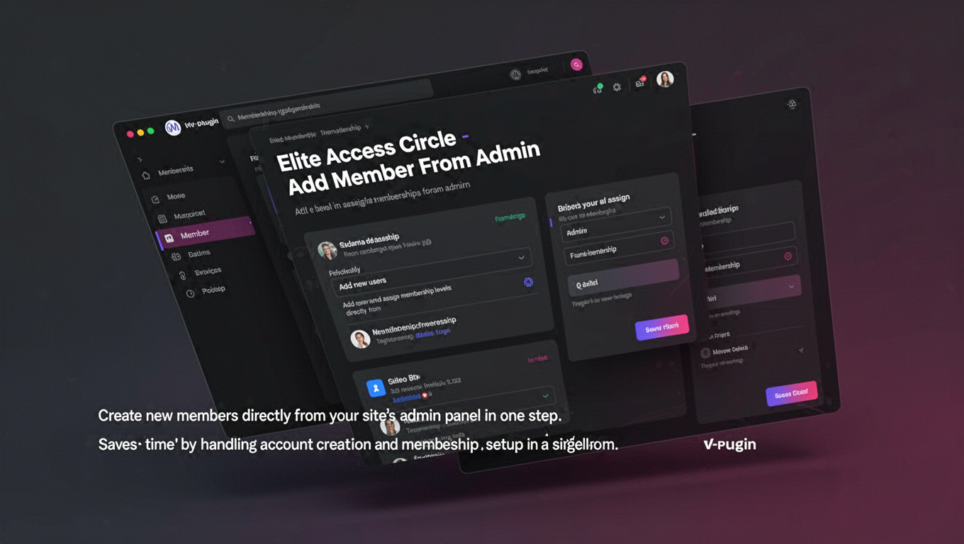 Preview of Elite Access Circle - Add Member From Admin