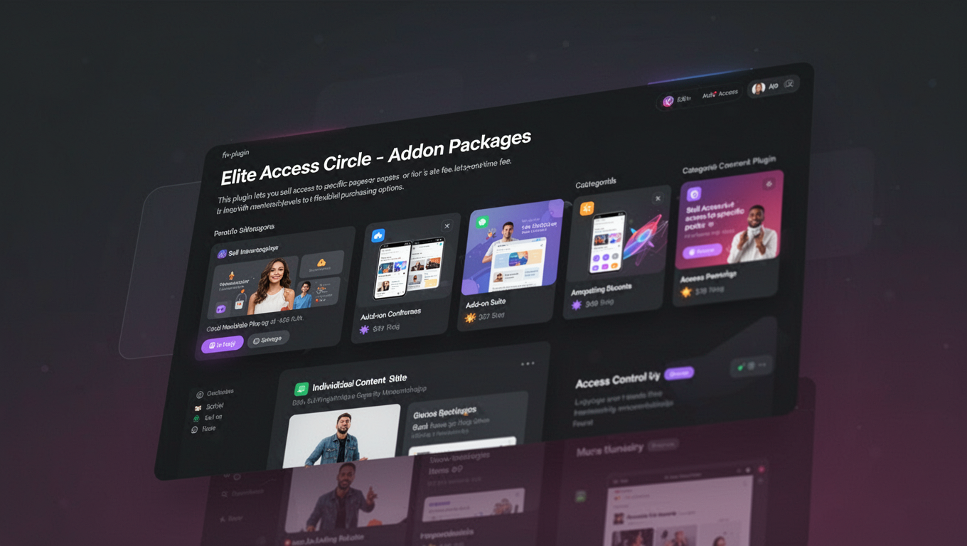 Preview of Elite Access Circle - Addon Packages
