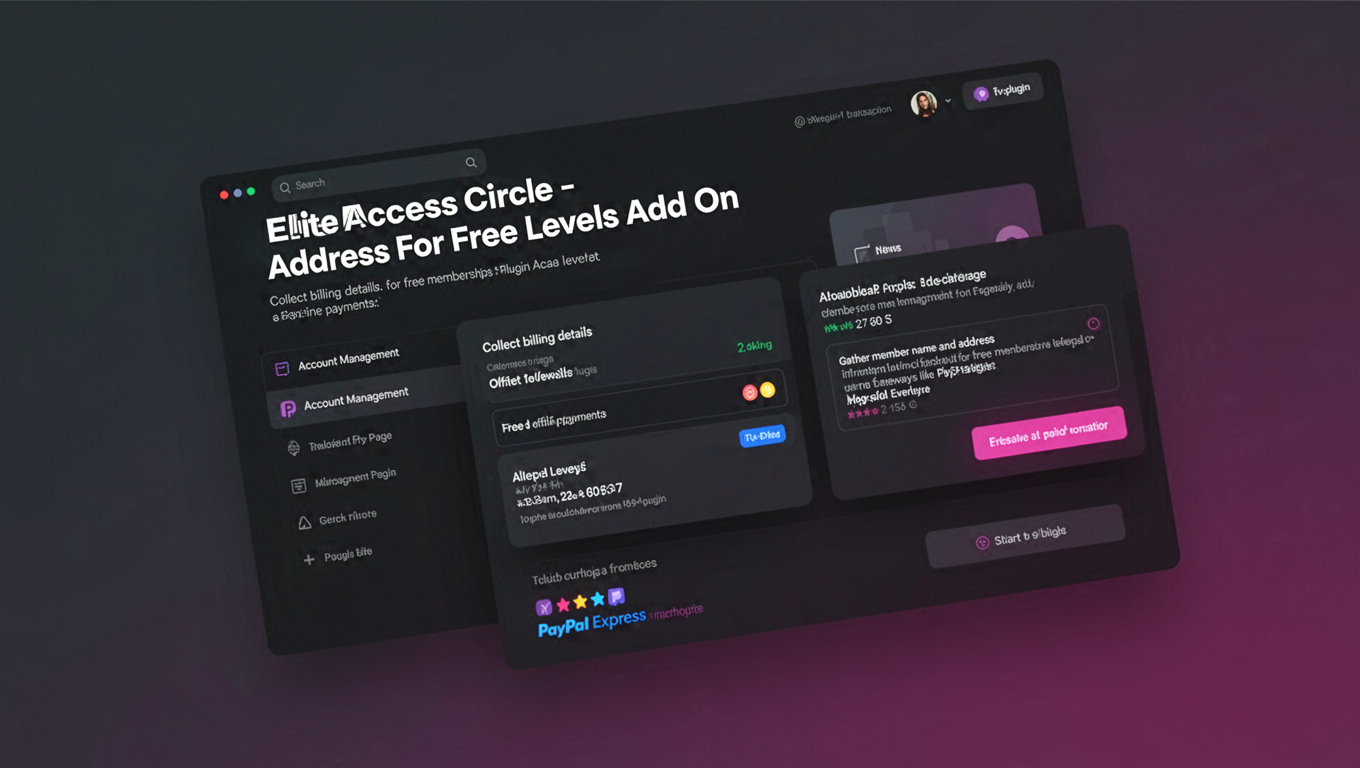 Preview of Elite Access Circle - Address For Free Levels Add On