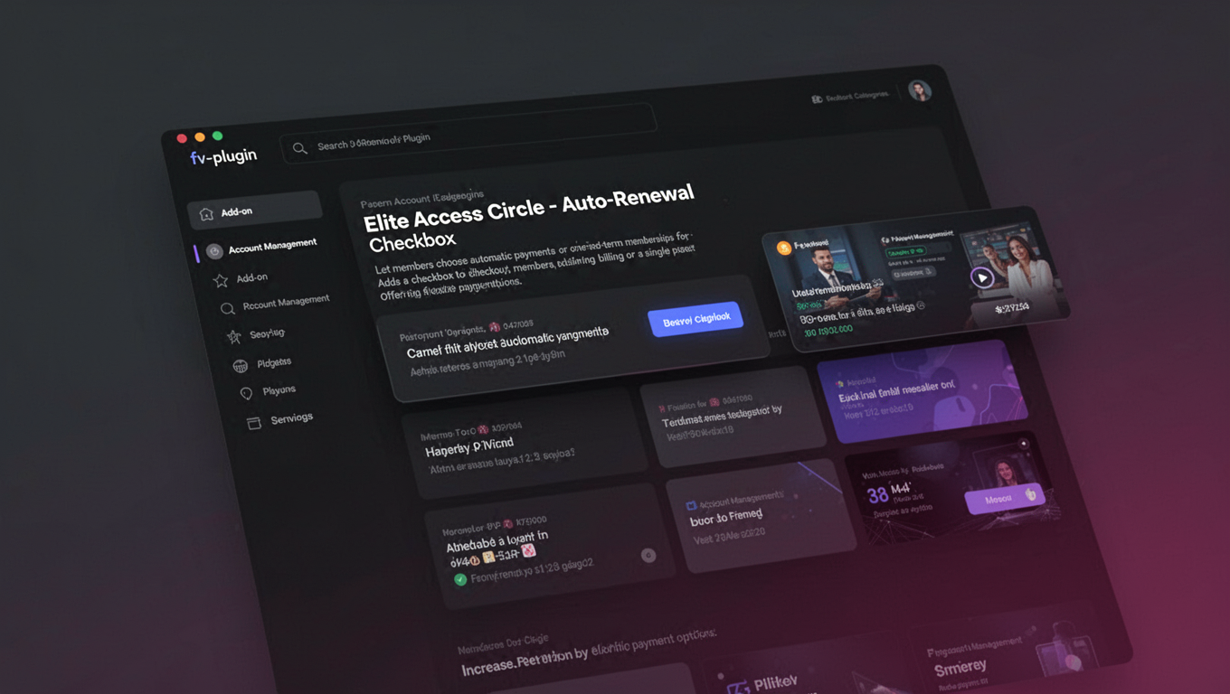 Preview of Elite Access Circle - Auto-Renewal Checkbox
