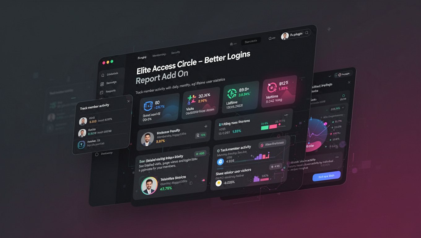 Preview of Elite Access Circle - Better Logins Report Add On