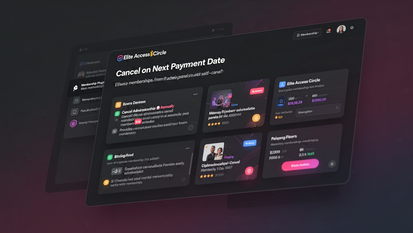 Preview of Elite Access Circle - Cancel on Next Payment Date