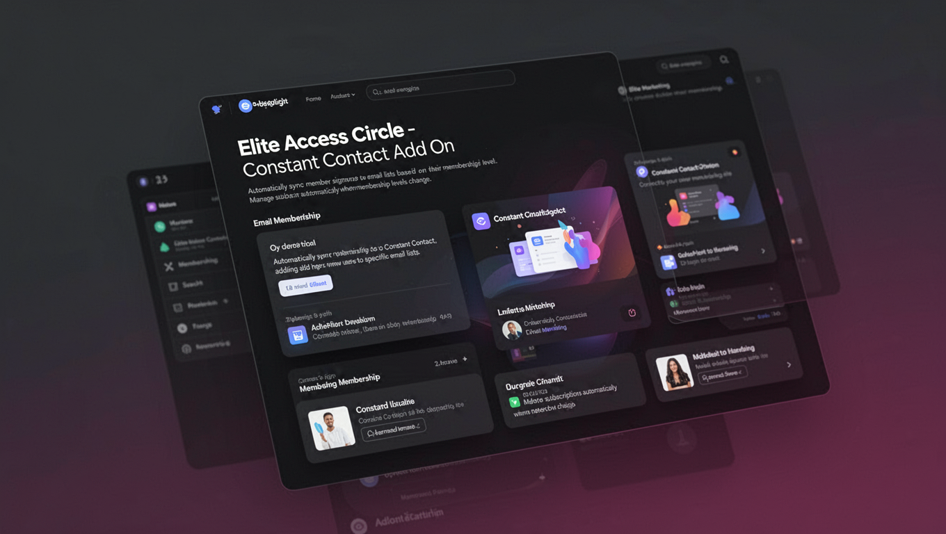 Preview of Elite Access Circle - Constant Contact Add On