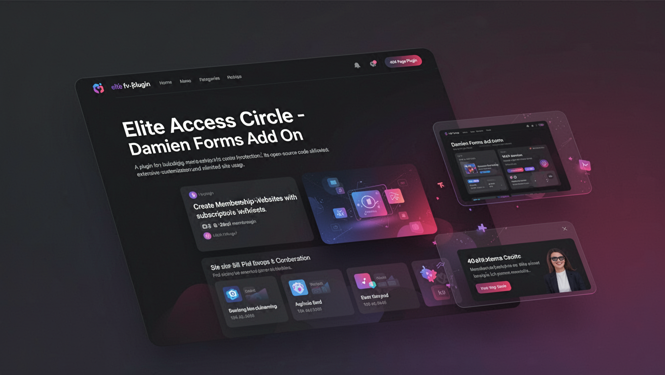 Preview of Elite Access Circle - Damien Forms Add On