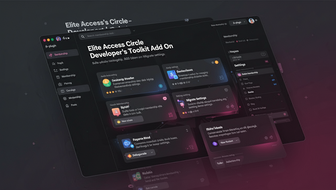 Preview of Elite Access Circle - Developer's Toolkit Add On