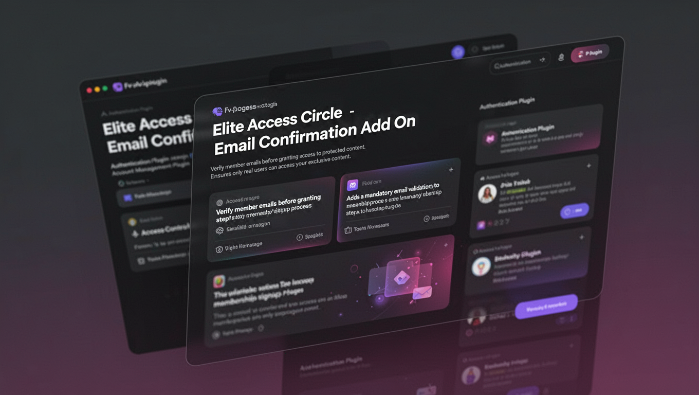 Preview of Elite Access Circle - Email Confirmation Add On