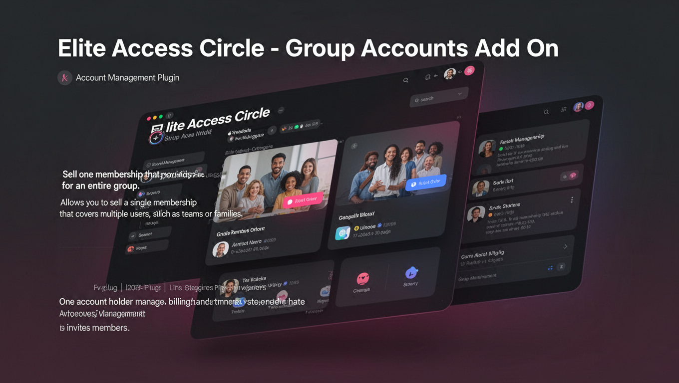 Preview of Elite Access Circle - Group Accounts Add On