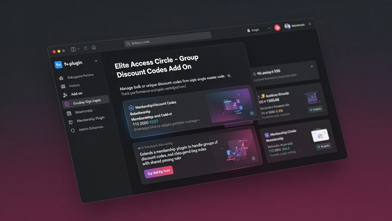 Preview of Elite Access Circle - Group Discount Codes Add On