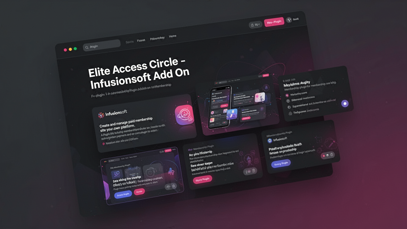 Preview of Elite Access Circle - Infusionsoft Add On