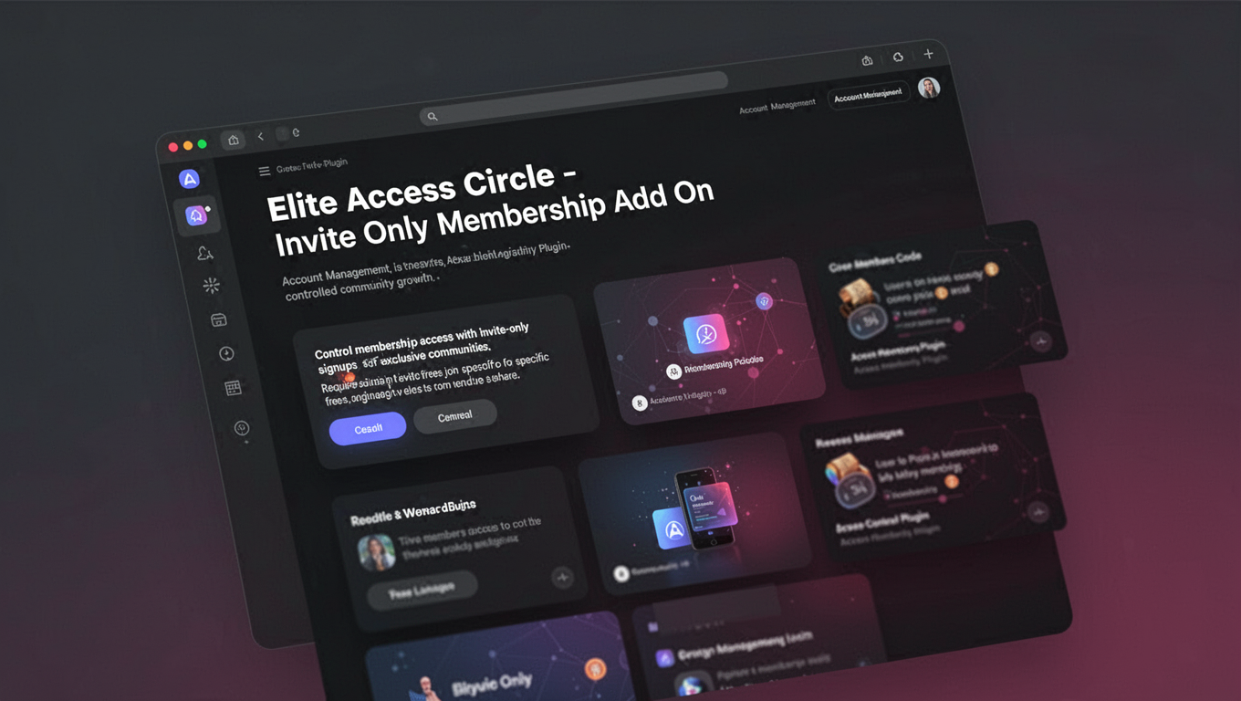 Preview of Elite Access Circle - Invite Only Membership Add On