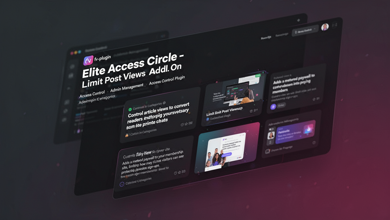 Preview of Elite Access Circle - Limit Post Views Add On