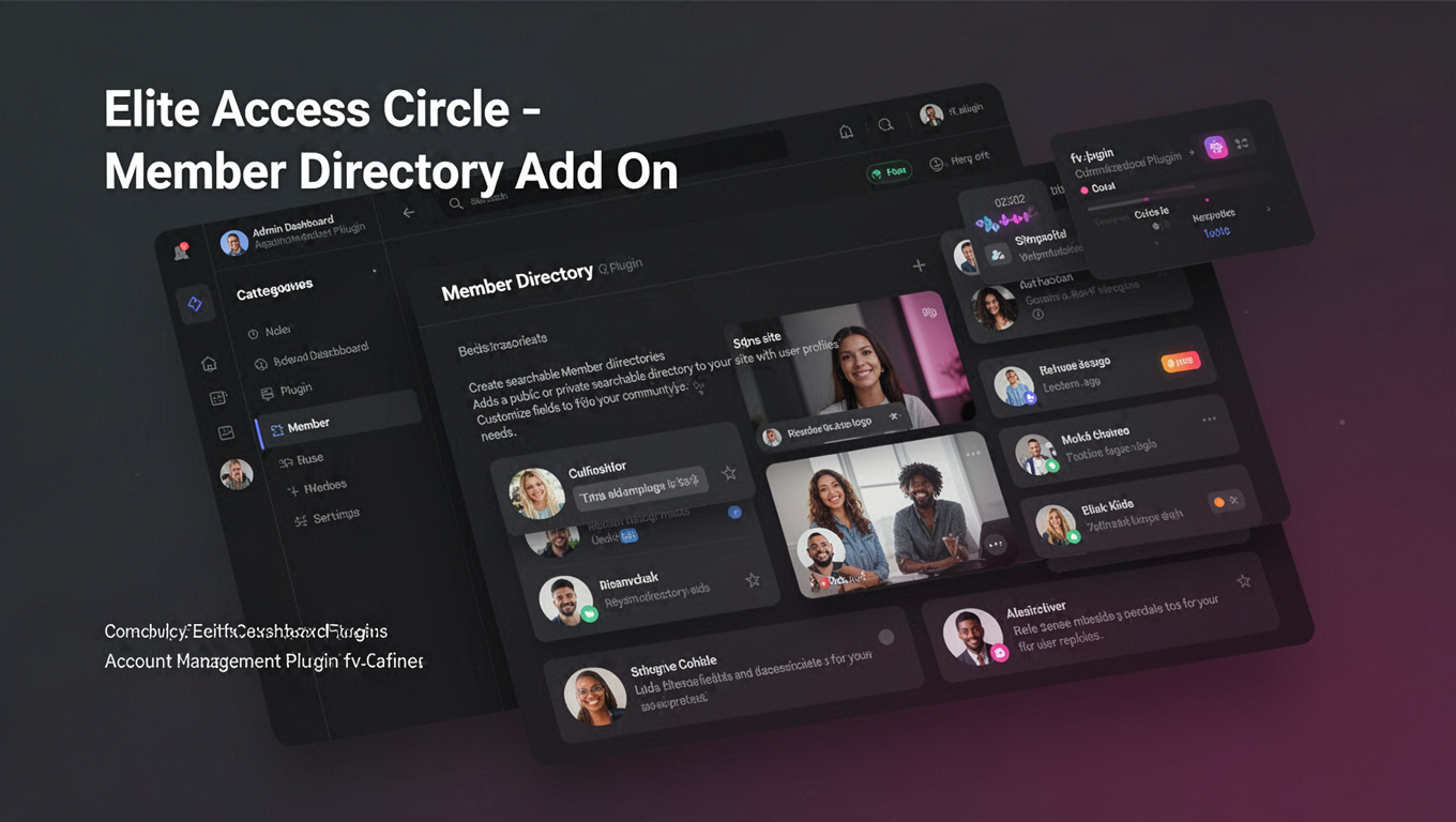 Preview of Elite Access Circle - Member Directory Add On