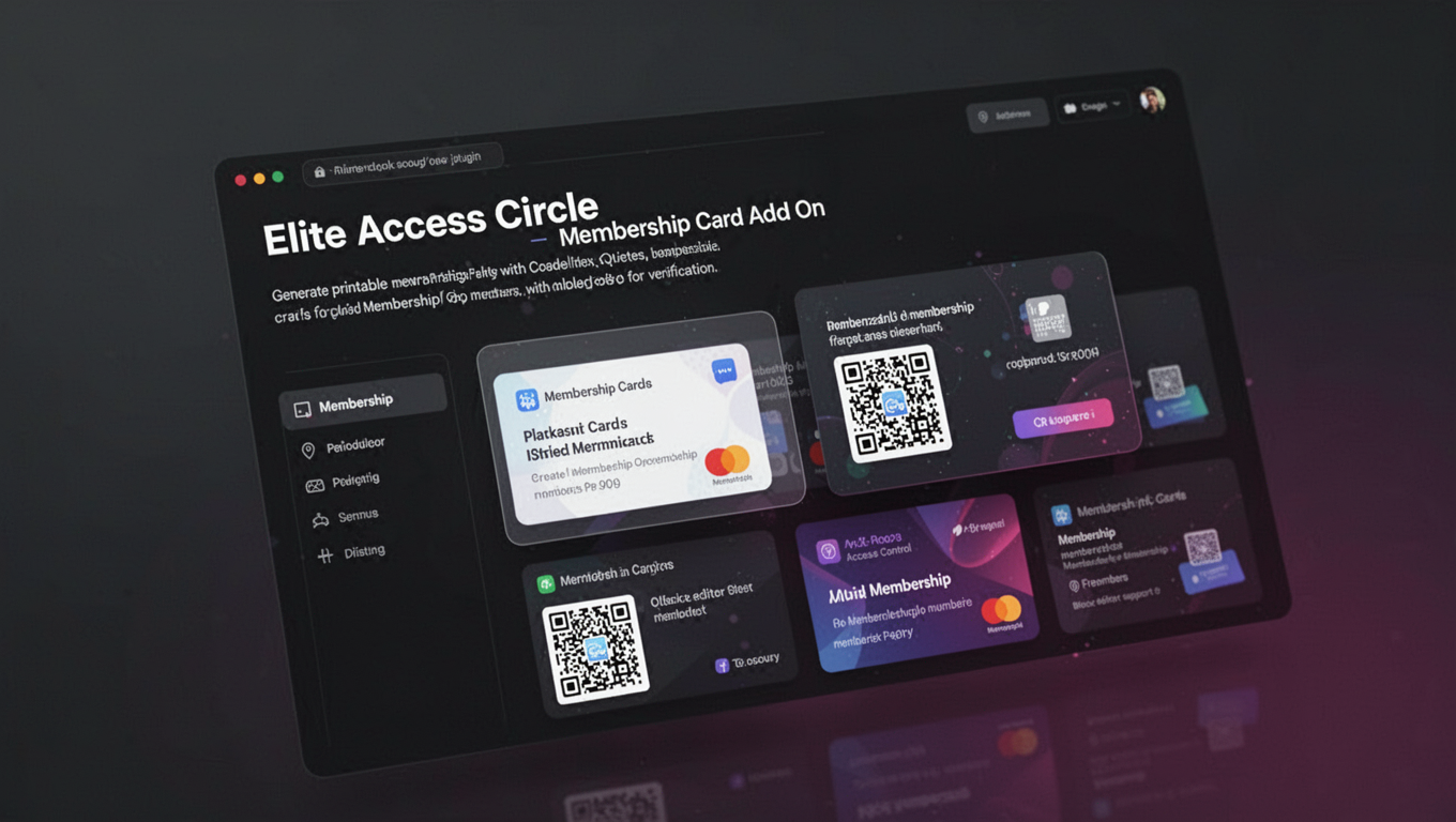 Preview of Elite Access Circle - Membership Card Add On
