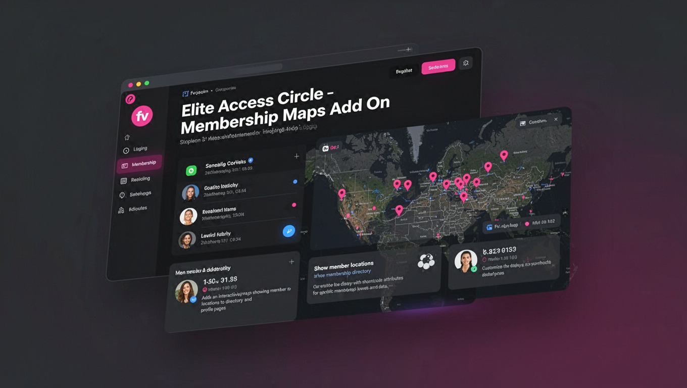 Preview of Elite Access Circle - Membership Maps Add On