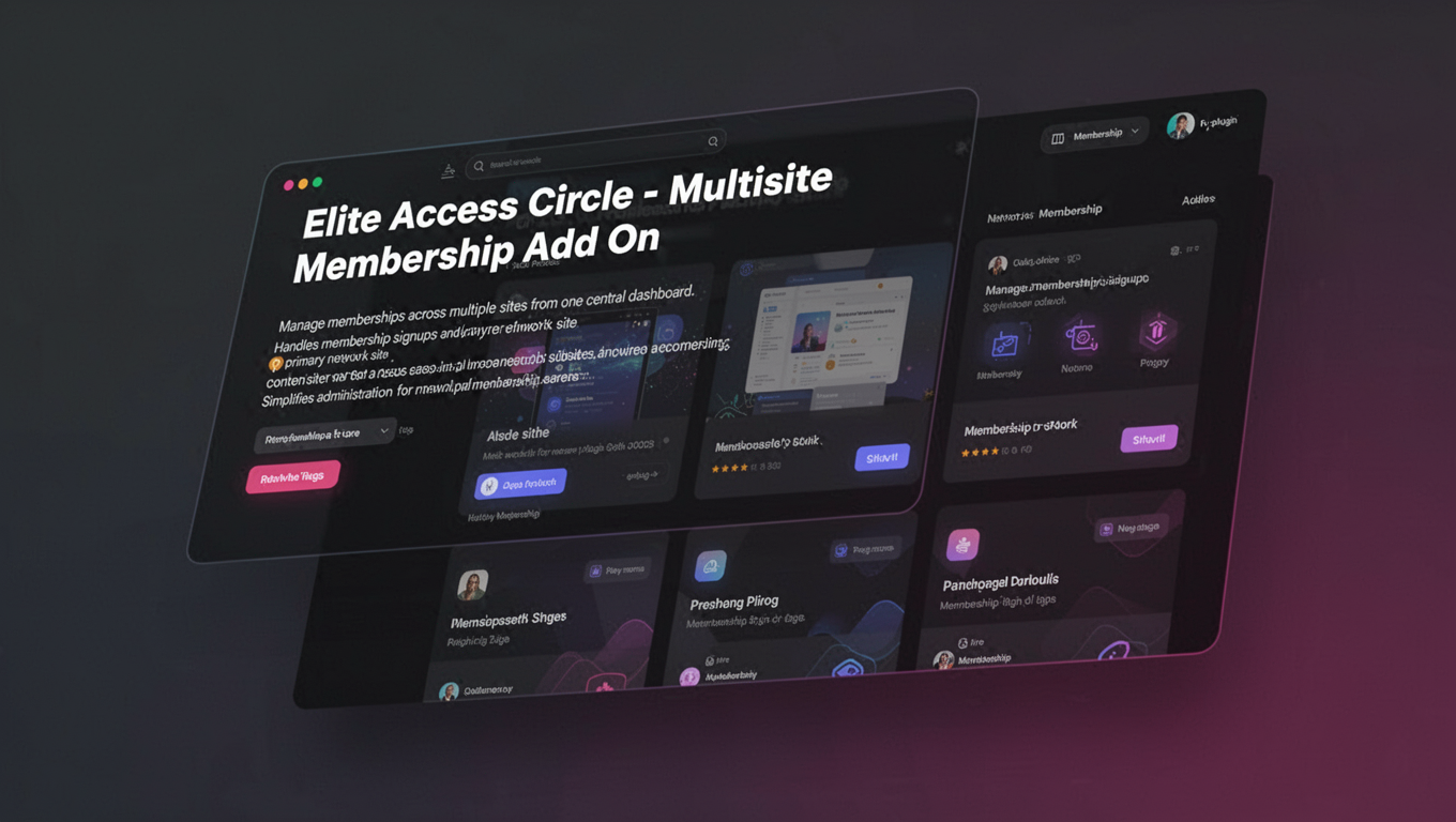 Preview of Elite Access Circle - Multisite Membership Add On
