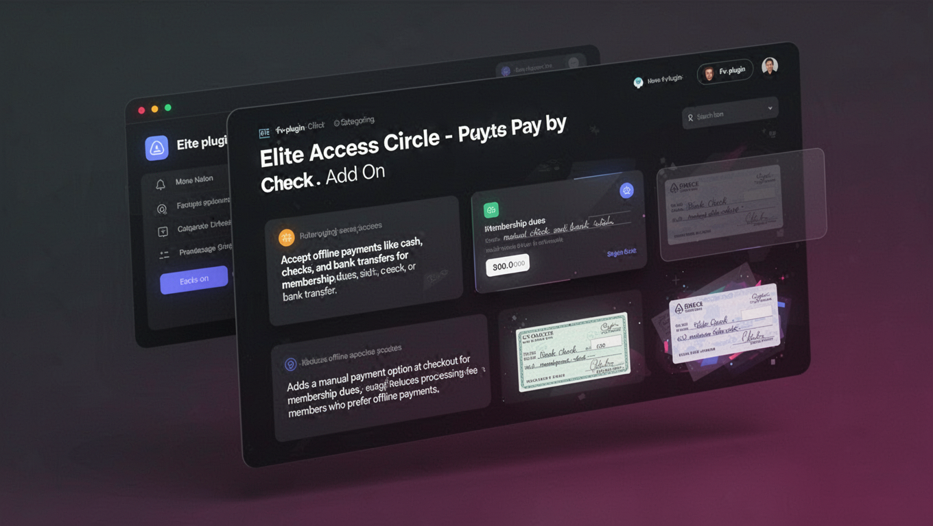Preview of Elite Access Circle - Pay by Check Add On