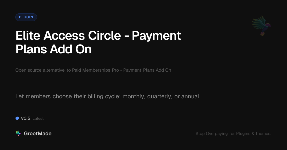 Preview of Elite Access Circle - Payment Plans Add On