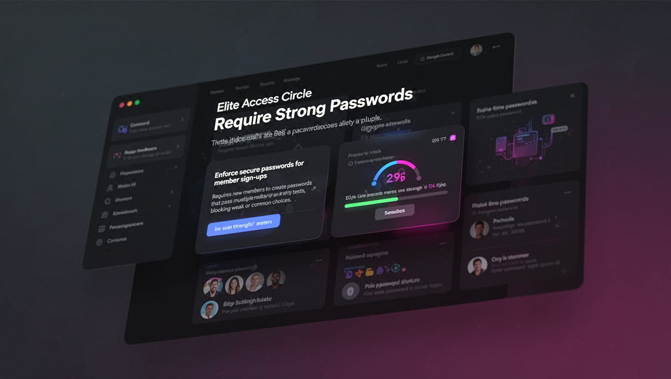Preview of Elite Access Circle - Require Strong Passwords