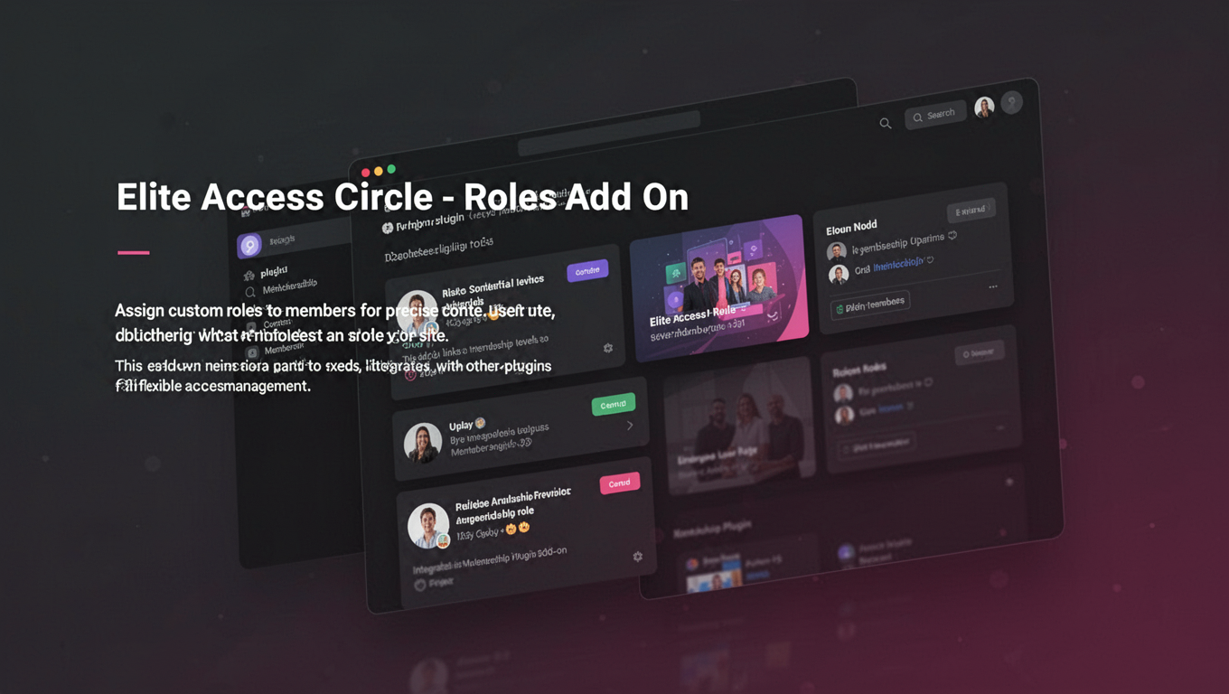 Preview of Elite Access Circle - Roles Add On