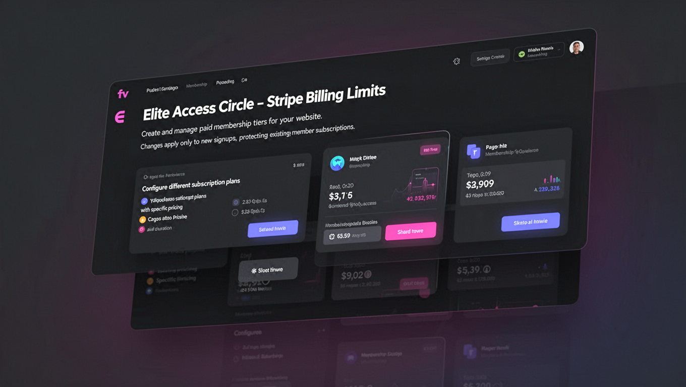 Preview of Elite Access Circle - Stripe Billing Limits