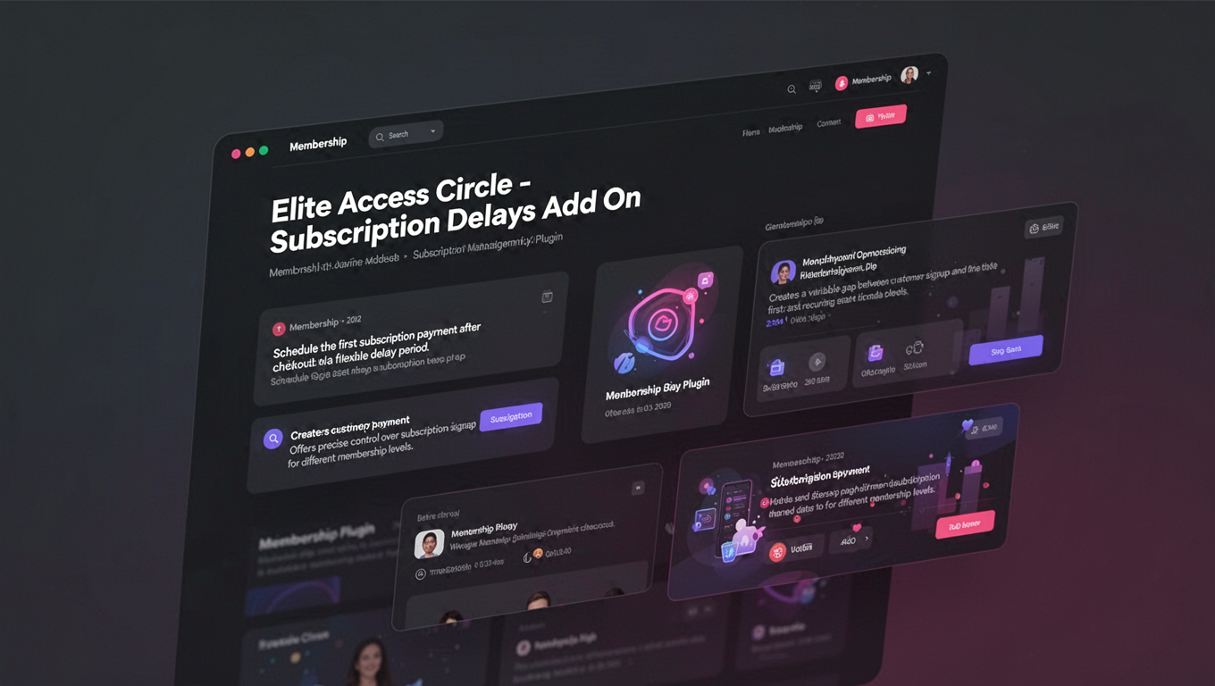 Preview of Elite Access Circle - Subscription Delays Add On