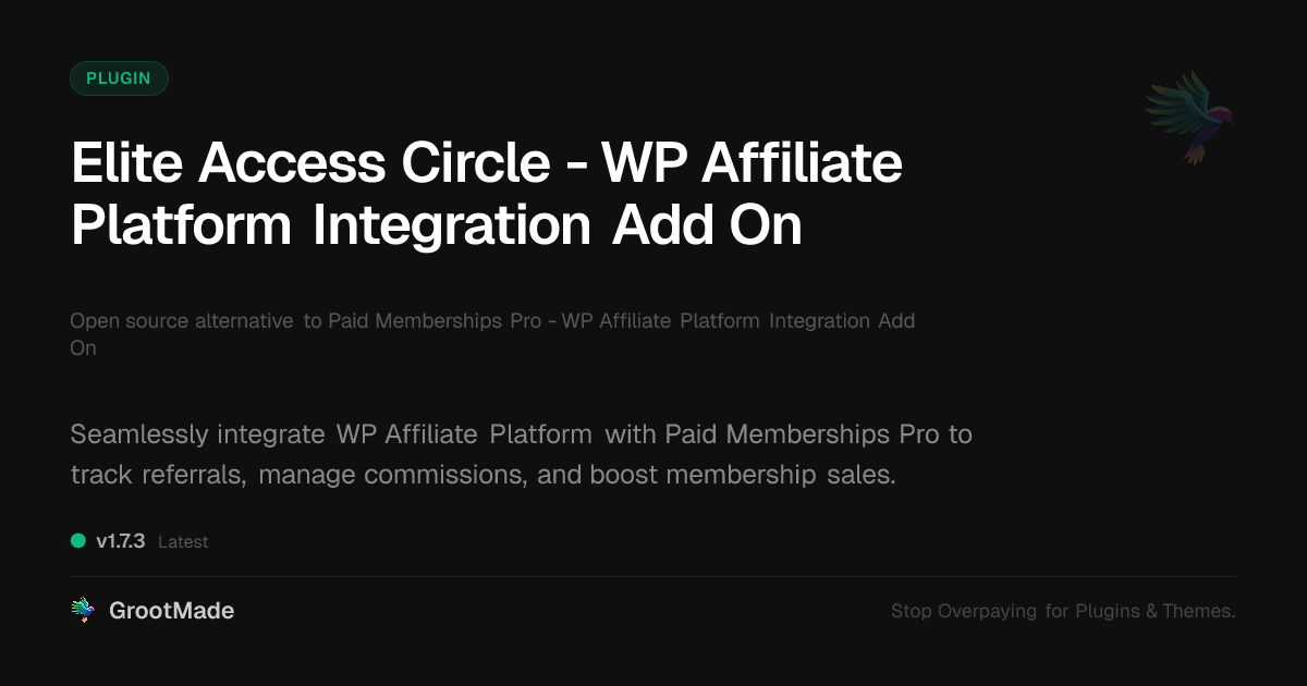 Preview of Elite Access Circle - WP Affiliate Platform Integration Add On