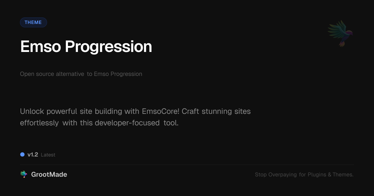 Preview of Emso Progression
