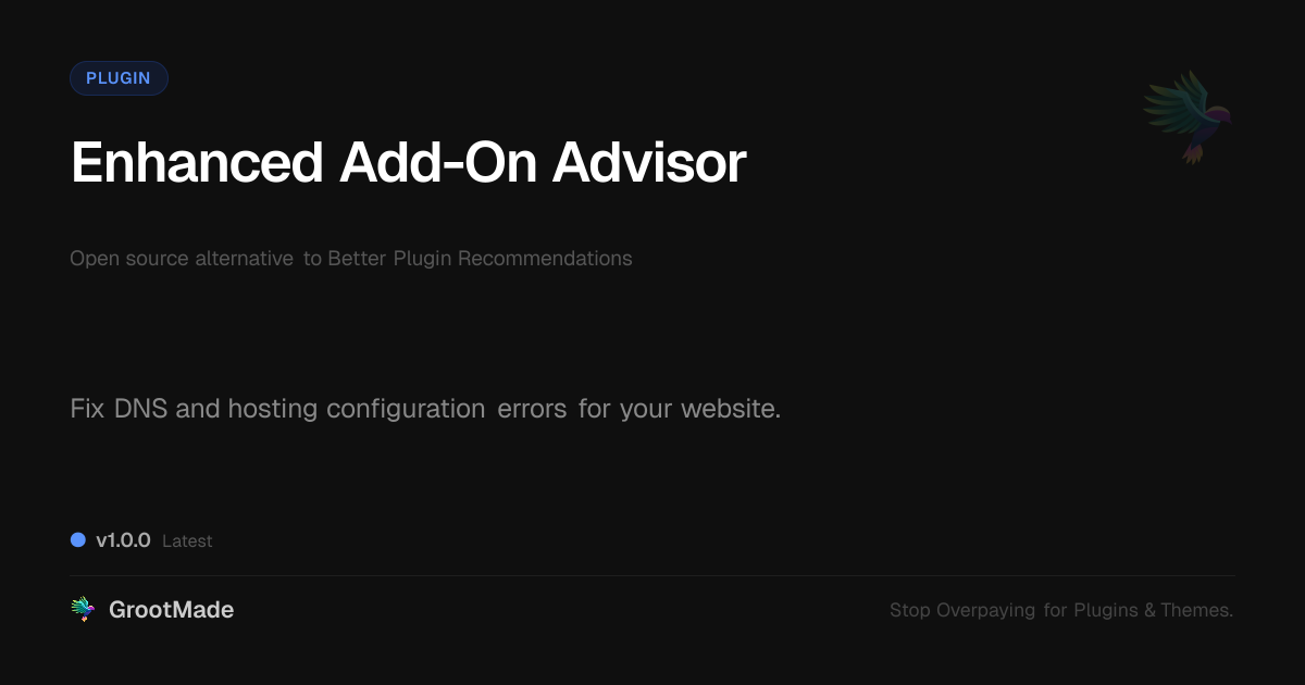 Preview of Enhanced Add-On Advisor