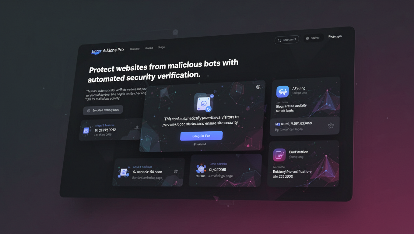 Preview of Enter Addons Pro