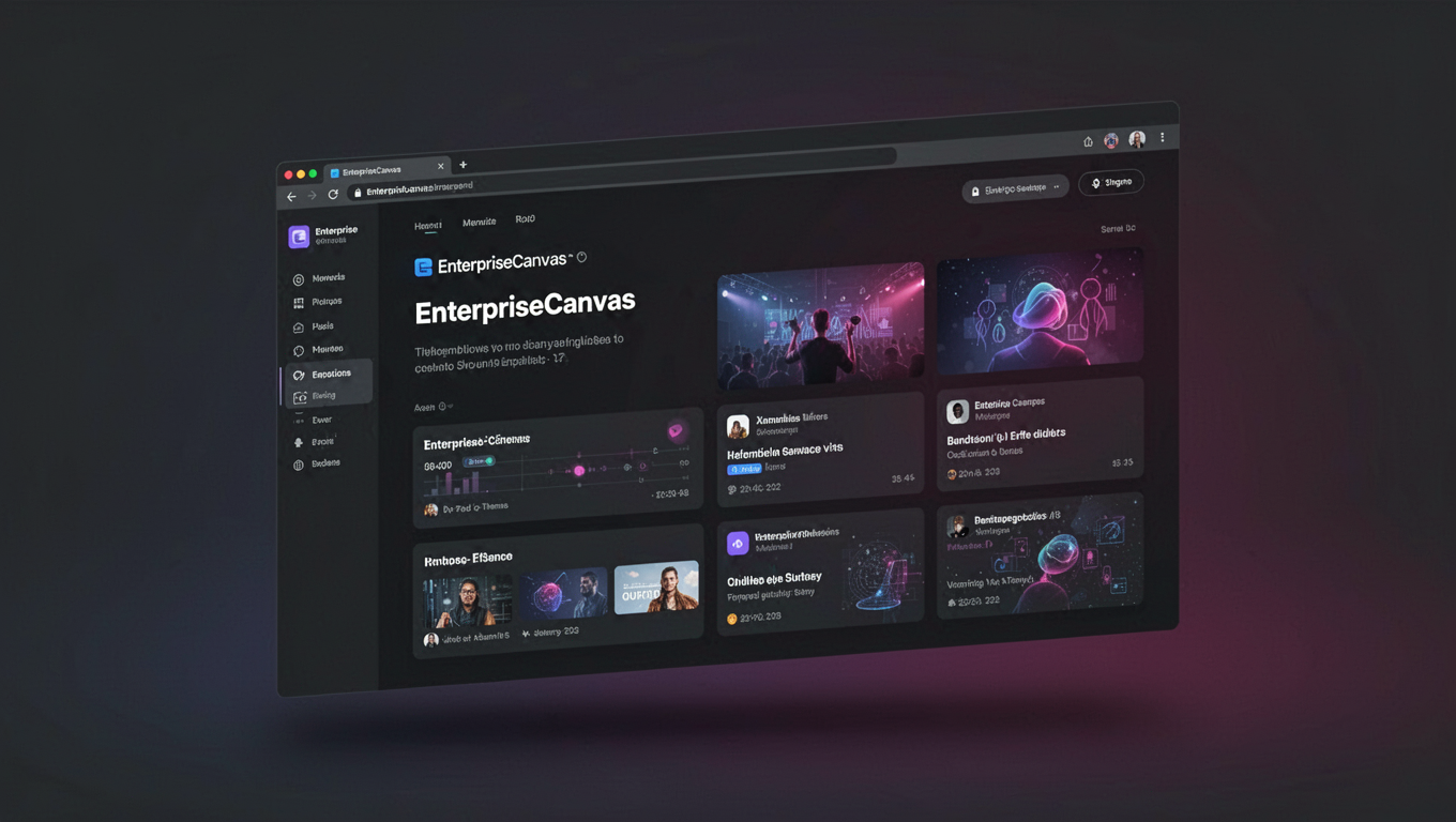 Preview of EnterpriseCanvas