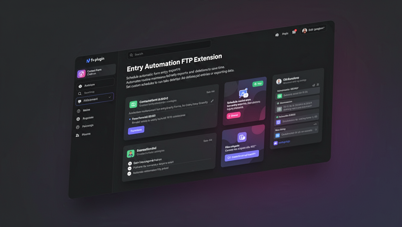 Preview of Entry Automation FTP Extension