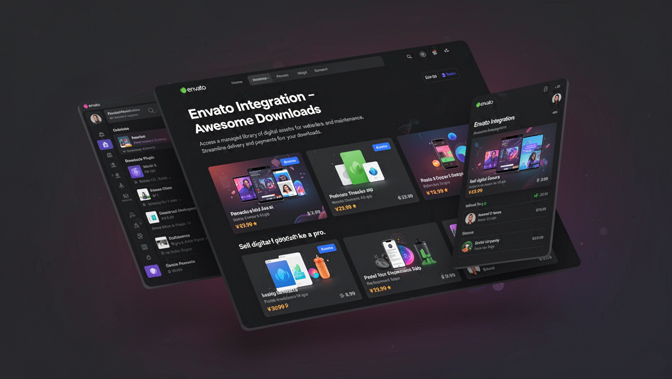 Preview of Envato Integration - Awesome Downloads