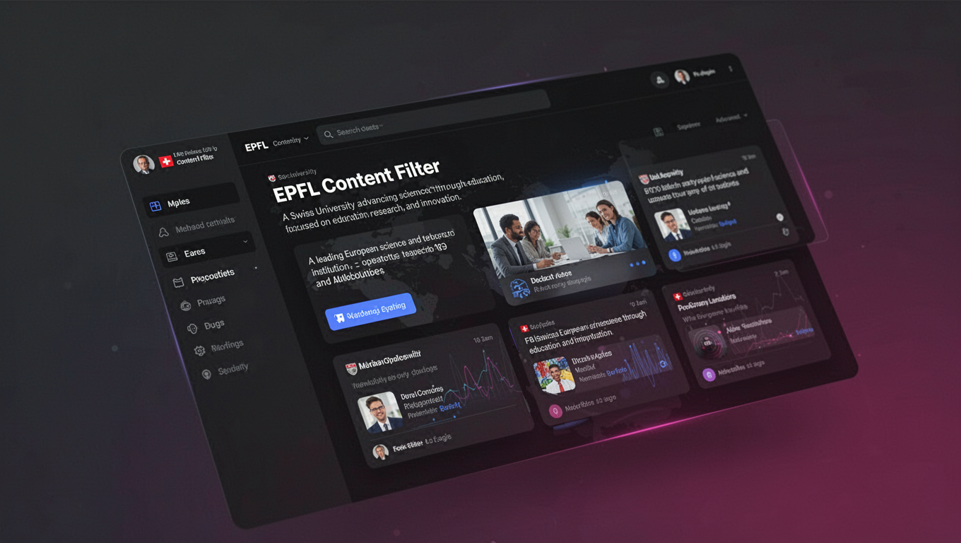 Preview of EPFL Content Filter