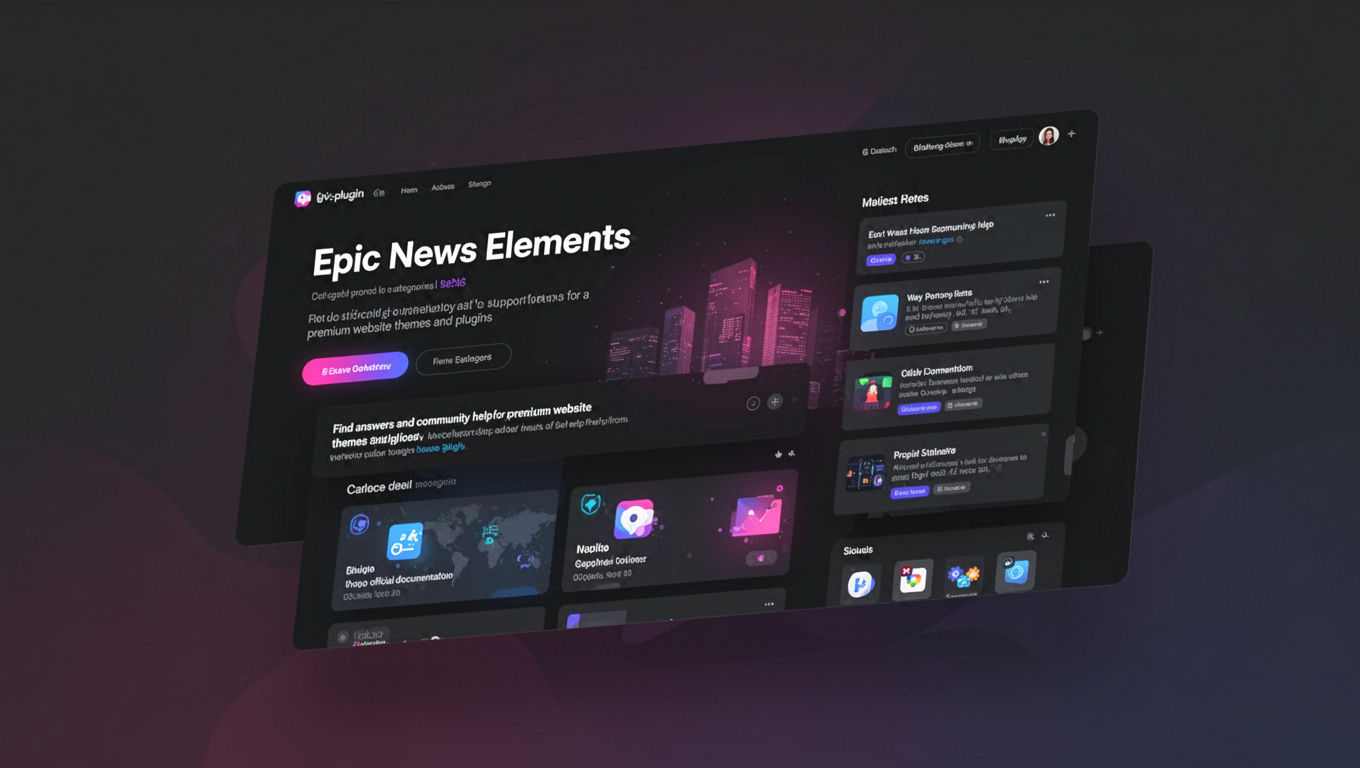 Preview of Epic News Elements