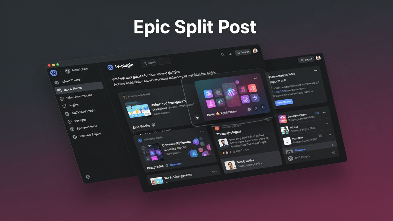 Preview of Epic Split Post