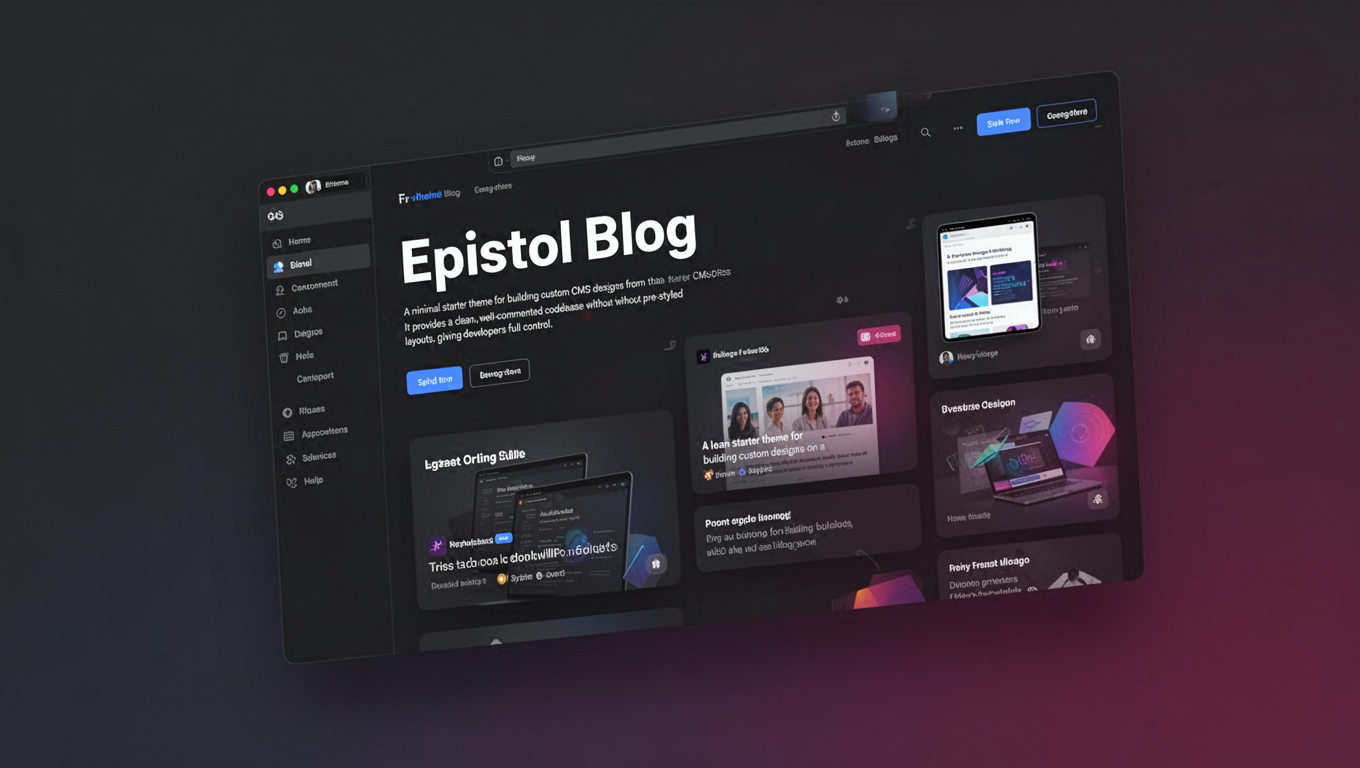 Preview of Epistol Blog
