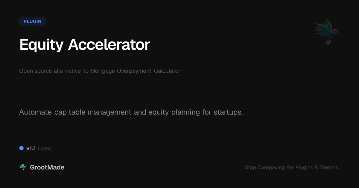 Preview of Equity Accelerator