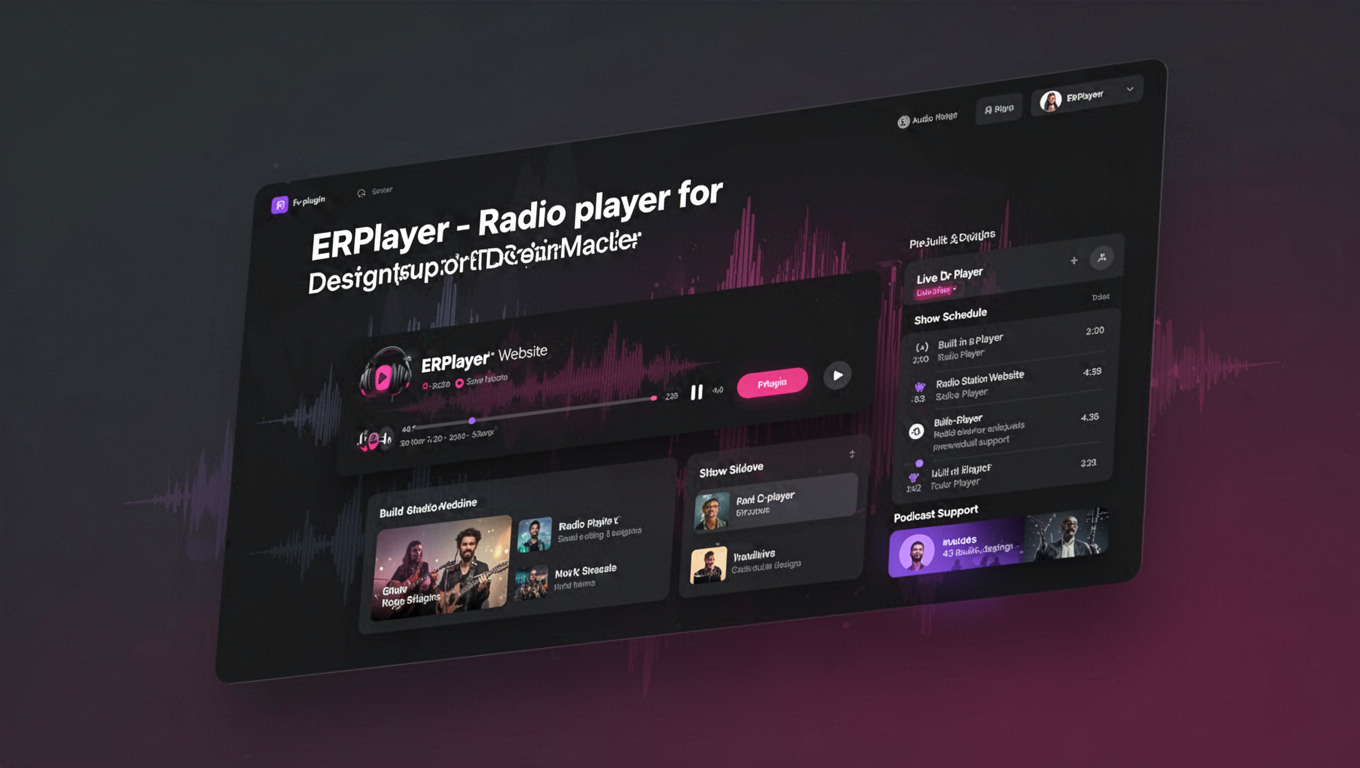 Preview of ERPlayer - Radio player for DesignMaster