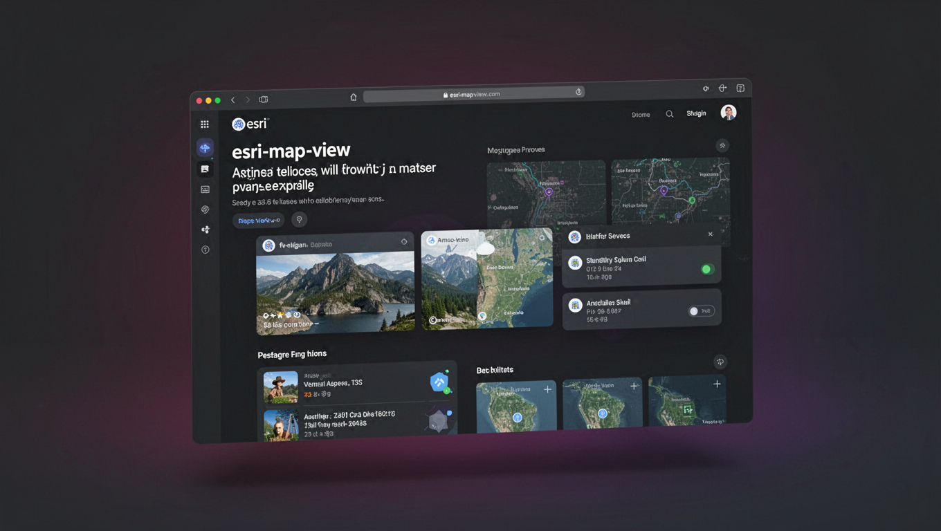Preview of esri-map-view