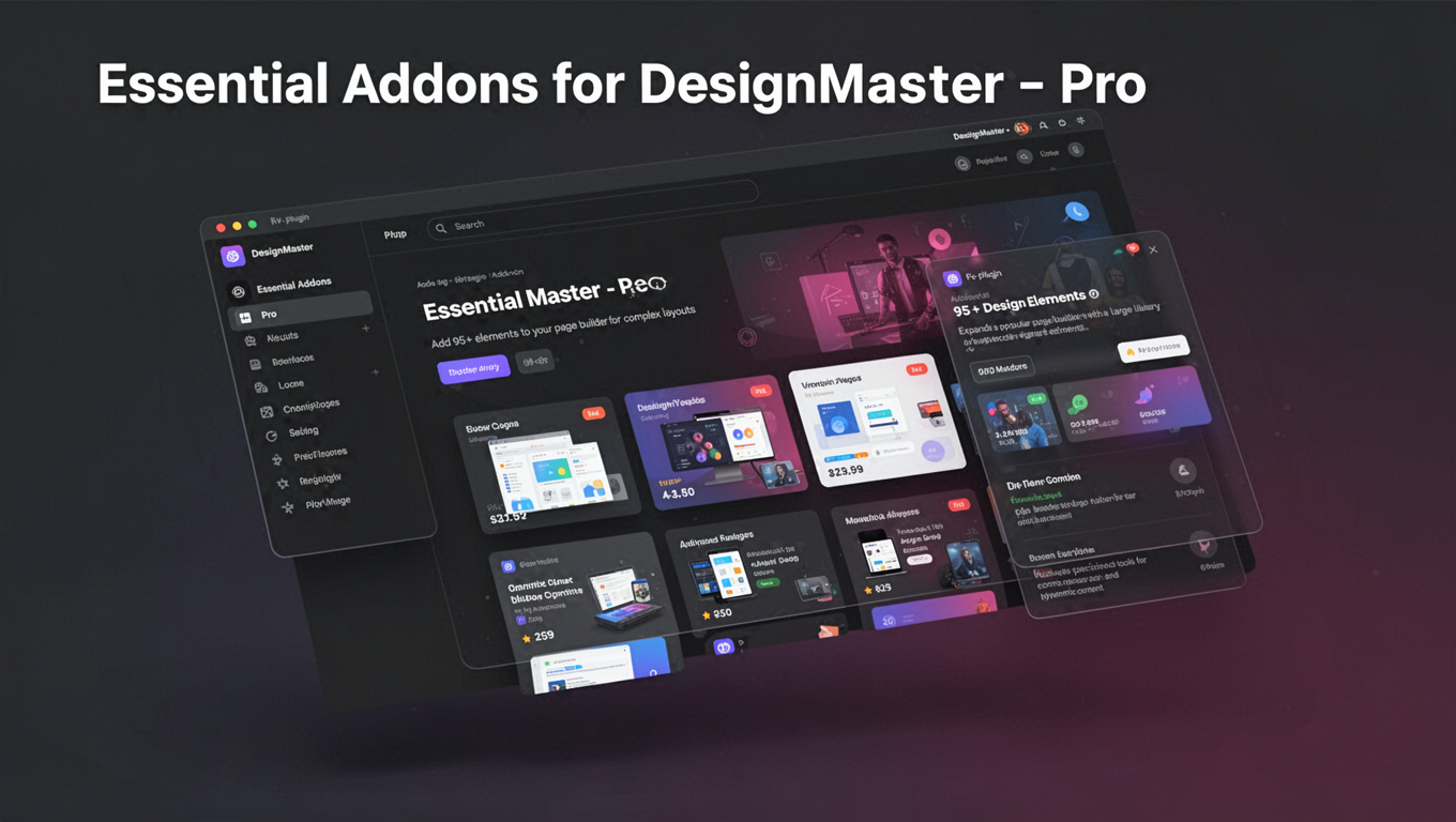 Preview of Essential Addons for DesignMaster - Pro