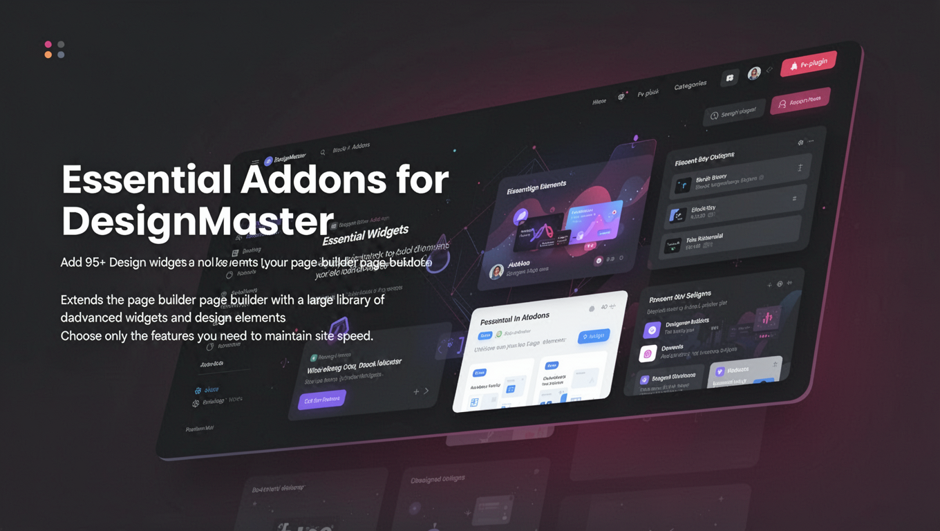 Preview of Essential Addons for DesignMaster