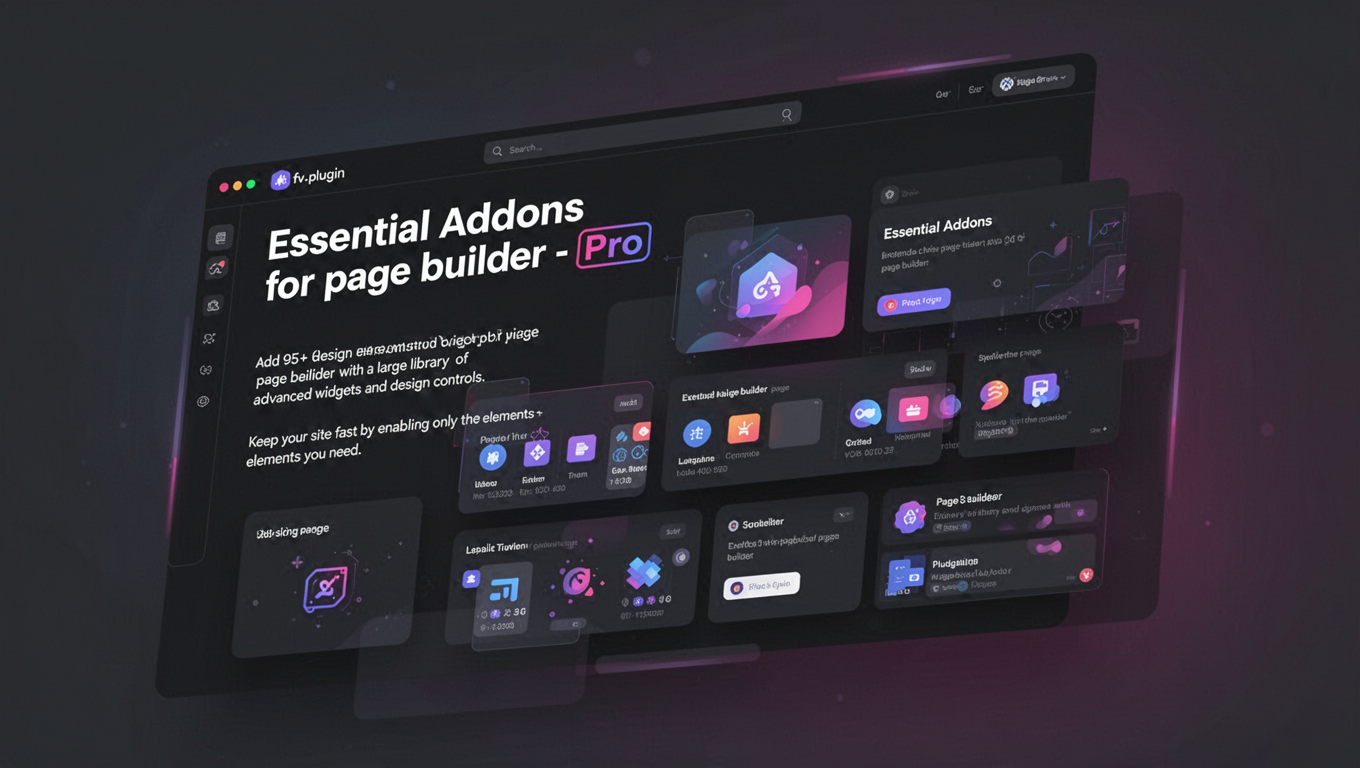 Preview of Essential Addons for Elementor - Pro